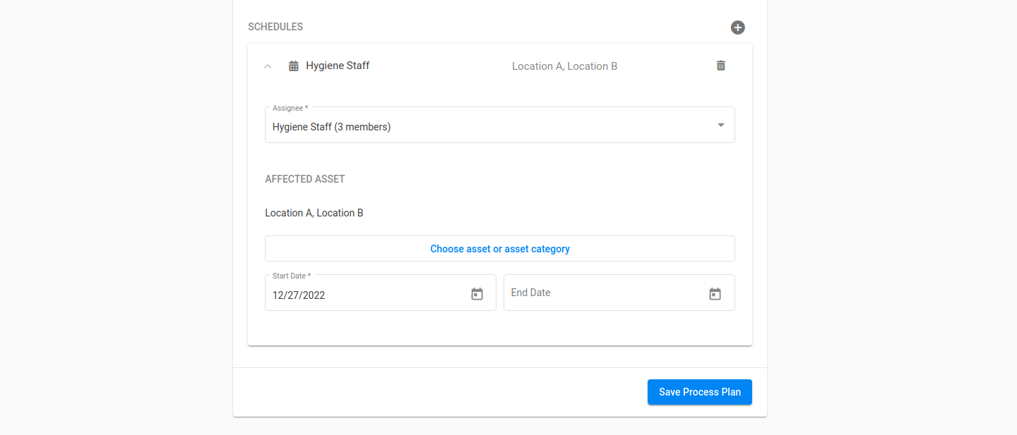 ProcessPlanSchedules